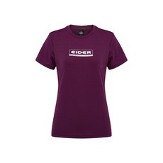 EIDER 아이더 POP 트위스팅 여성 반팔 라운드 티셔츠 Purple 2842966