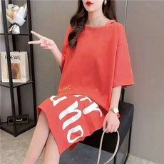 Neirny 임산부 원피스 봄가을 여름 임부복 슬립온 반팔 데일리 간절기 스판 심플 루즈핏 아우터 롱 스커트