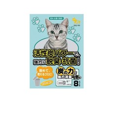 QQ KIT 環保凝結紙貓砂 崩解木屑砂 環保貓砂, 6包, 粉綠包