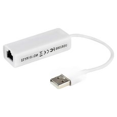 USB 2.0 轉 RJ45 乙太網路轉接器, 小米盒子, 1個, 白