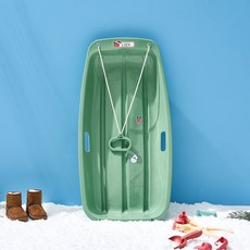 [MODERN HOUSE 중계점] 윈터플레이 끌기좋은 눈썰매 L 그린 (보관가방+네임택 스티커 세트) PY0925038, 1개