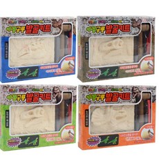 어린이 장난감 야광 공룡 발굴키트 1P 화석 발굴 놀이 학습교재 단체 학원 학교 어린이집 선물, 1개