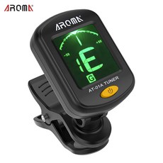 아로마뮤직 기타 클립 튜너기 at-01a, 1개