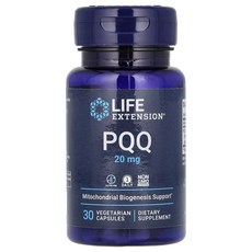 Life Extension PQQ 20mg 베지 캡슐 30정, 1개