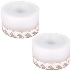틈새차단 실리콘 문풍지 투명 45mm x 5m 외풍차단 테이프, 2개