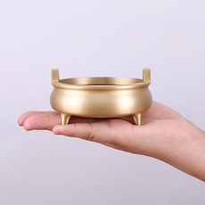 향로밥 향꽂이 도자기 제사용 구리 불교 장식, 1개, 기본 색상