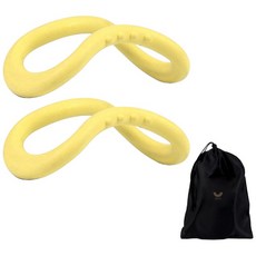 데비 프로 소프트 데비링 2p + 파우치, 옐로우, 1개