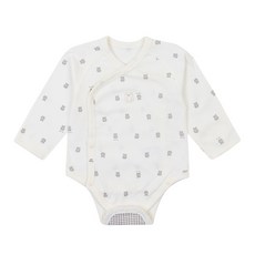 agabang 嬰兒小熊圖案刺繡包屁衣 01P517902AGA