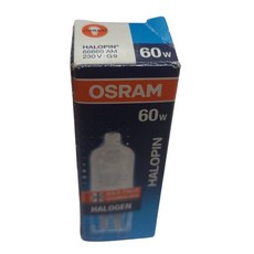 OSRAM HALOPIN 230V60W 1738/OSRAM HALOPIN 66660 AM 230V.G9. 60W/230V60W G9/G9 230V60W/OSRAM 60W 790lm, 1개