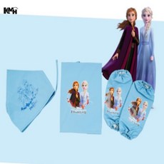 어린이 앞치마 토시 두건 3종 아동앞치마 아기미술가운 아기앞치마두건