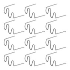 1000pcs 스테이플 핫 스테이플러 플라스틱 수리 파도 스테이플 범퍼 차체 수리 0.8mm s 웨이브 스테이플, 은