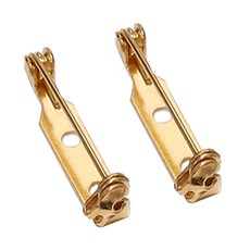 20PC 금속 브로치 핀 비어 있는 20/32mm 잠금 안전 배지 핀 보석 핀 보석 발견 및 32mm 잠금 보석 핀 보석 연구, 골드, 20개, 20mm