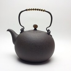 風清堂 台灣純陶岩礦燒水壺 1600cc - 煮水陶壺 茶壺 功夫茶具 泡茶用具, 原陶色, 1個, 1600ml