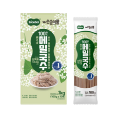 순솔 100% 메밀국수 제로나트륨 설탕없는면, 1박스, 1kg