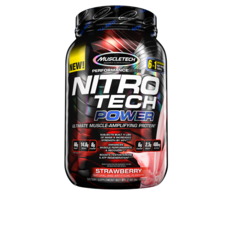 Muscletech Health Nitro Tech Power 草莓, 907g, 1個