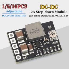 1510pcs XL6019 DC-DC 전원 공급 장치 모듈 부스트 스텝 업 변환기 조정기 가변 출력, 02 10pcs
