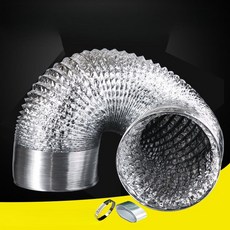 환풍기자바라 상업용 유연기 배연관 알루미늄박 배기관 빅사이즈 배풍관, 내경 200mmx1미터