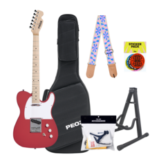 PEOZ 스마트기타 일렉기타 강의 무료, 라이블리, Pop Red, TR2, 1개