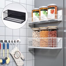 위뜰리에 냉장고 세탁기 강력 틈새 사이드 자석 수납함, 블랙, 1개