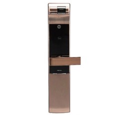 Yale 耶魯 7116A電子鎖，指紋/卡片/密碼/鑰匙開鎖，全台到府安裝, 玫瑰金+全台安裝*賣家宅配