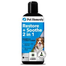 Chlorhexidine 고양이 및 강아지 계절별 가려움 완화 샴푸 알레르기 가려움 피부 및 털 보충제 털 빠짐 핫스팟 탈취 애견 샴푸 및 그루밍 용품 도움 473, 2 in 1 - Shampoo + Conditioner