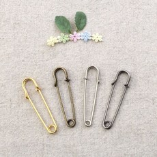 짱패브릭 (5개 10개) 5cm장식용옷핀-4color, 5개, 골드