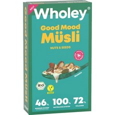 홀리 유기농 넛츠 씨즈 굿무드 뮤즐리 Wholey Organic Nuts Seeds Good Mood Muesli 400g, 1개