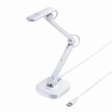 산와 서플라이 USB 서화 카메라 800만 화소 CMOS 오토 포커스 LED 라이트 탑재 화이트 CMS-V46W, 상세페이지 참조