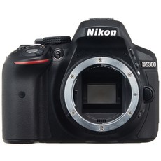니콘 D5300 DX-포맷 24.2MP 디지털 SLR 카메라 본체 - 갱신, Black, Body Only, Base