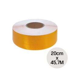 벌집패턴 고휘도 반사 테이프 황색 20cm x 45.7M 1롤 tjr777GA