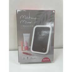 KINYO LED觸控柔光化妝鏡 BM-066 柔光護眼 觸控調光 高清鏡面, White