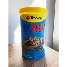 大洲水族 德比克 Tropical 烏龜成長飼料1L/5L 高蛋白乾蝦 補鈣 烏龜飼料 蝦乾, 1個, 烏龜成長飼料1000ml