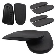 FOOTINSOLE 機能性吸震皮鞋後跟半鞋墊