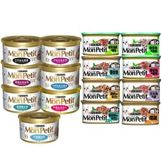 MonPetit 貓倍麗 貓罐 貓罐頭, 24個, 【嚴選金罐】嚴選角切鮮鮪魚, 85g, 鮪魚