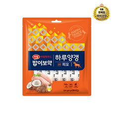 밥이보약 도그 하루양갱 간식 피모 28p, 224g, 14개