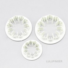 [룰루핑거] 찍기틀 원형 카네이션 4.5cm (1세트/3종) 2SX-01-205