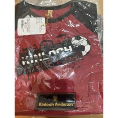 KA小金安德森拼接配棒球熊休閒上衣，可愛童趣，柔軟舒適，拼接條紋設計，時尚有型, 1個, 85紅色上衣, 85紅色上衣