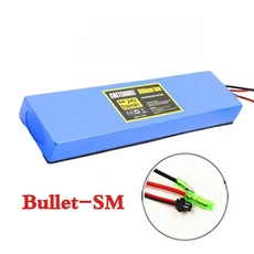 충전식 리튬 이온 24V 30Ah 7S2P 18650 스쿠터용 배터리 +, 02 Bullet-SM