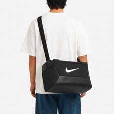 나이키 브라질리아 더플백 XS 9.5 스포츠 가방, 블랙, 1개
