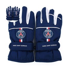 남아방한장갑 PSG 로고 어린이 네이비 방한 스키 패딩 장갑 6~10세