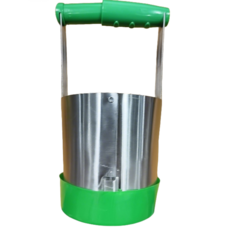 아연도금 강력 추천 가정용 모종 이식기 채소 화초 파종 옮김 흙고르기 3in1 다기능 정원 소형삽 녹슬지 않는 내구성, L, 1개