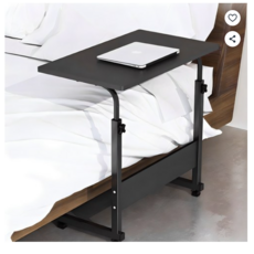 오에이데스크 이동식 사이드테이블 소, 블랙