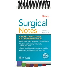 Surgical Notes: A Pocket Survival Guide for the Operating Room Paperback, F. A. Davis Company, English, 9780803694774