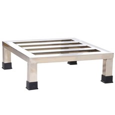 스텐 낮은받침대 보관대 바닥선반 업소용 발판 작업다이, 25 x 25 x 10cm