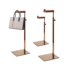 GYYVES 3팩 핸드백 랙 스테인리스 스틸 - 소매 부티크 또는 가정용으로 높이 조절 가능한 지갑 디스플레이 스탠드 (골드) 252374, GYYVES 3팩 핸드백 랙 스테인리스 스틸 - 소매,