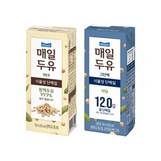 매일두유 99.9 12팩+고단백 12팩 190ml, 1세트