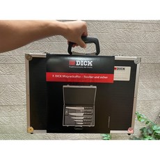 工具家達人 DICK 刀箱 007 刀袋 隨身攜帶行李刀箱 刀盒 刀袋 廚刀 磁性金屬箱, 1個, 銀色