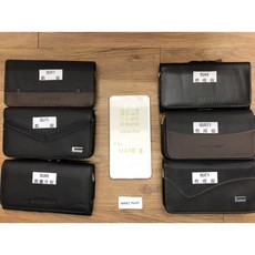 CITY BOSS HUAWEI 華為 Mate9 腰掛橫式皮套 真皮, 果凍套