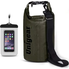 유니기어 방수 드라이백 (2L~40L), 2L, 아미 그린