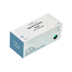 樂束EZIP 1盒裝抽取式拉繩清潔袋 束口垃圾袋 半透明資源回收袋-尺寸任選 可當收納袋 不挑垃圾桶, COLOR